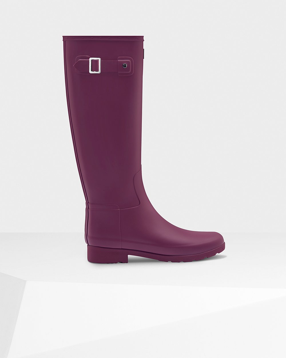 Bottes Hautes de Pluie Hunter Refined Slim Fit Femme Violette NGIDTFW-93